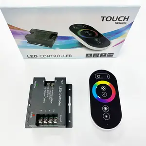 LED Controller 6key Touch RF Remote Control PWM Dimming 12V 24V Single Daul Color Mono CCT RGB Led Strip Light Dimmer Controller