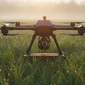 Drone en fibre de carbone à 4 rotors, charge utile de 5 kg, avec caméra HD, télécommande, temps de vol de 30 à 40 minutes et distance de vol de 70 km, transport - Product Image 6