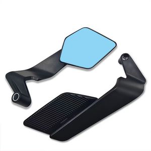 Espejo Retrovisor Universal Modificado para Motocicleta con Luz de Señal de Giro, Kits de Espejos Retrovisores Ajustables, Espejo Giratorio Tipo Ala de Viento - Product Image 2