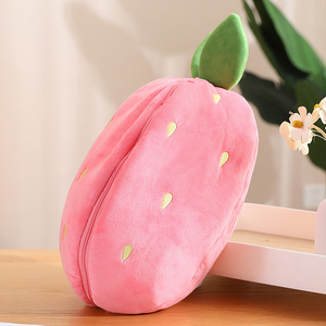 Creative Soothen Snuggle Sleeping <strong>Carrot</strong> Bunny Strawberry <strong>Carrot</strong> Transformed Into Rabbit Doll Fruit Rabbit Breathing Plush <strong>Toys</strong> - Product Image 4