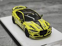 Modèle de voiture en alliage d'aluminium moulé sous pression King Model Darwin M4 G82 à l'échelle 1:64 pour la décoration de la maison et les cadeaux/présentations
