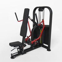 Équipement de musculation durable : Machine de presse pectorale à charges guidées, inclinée, pour exercices Pec Dec Fly, pour salle de sport commerciale