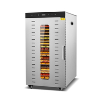 Machine commerciale d'acier inoxydable du rendement élevé 304 de déshydrateur de nourriture de Offre Spéciale 20 plateaux pour des magasins d'alimentation