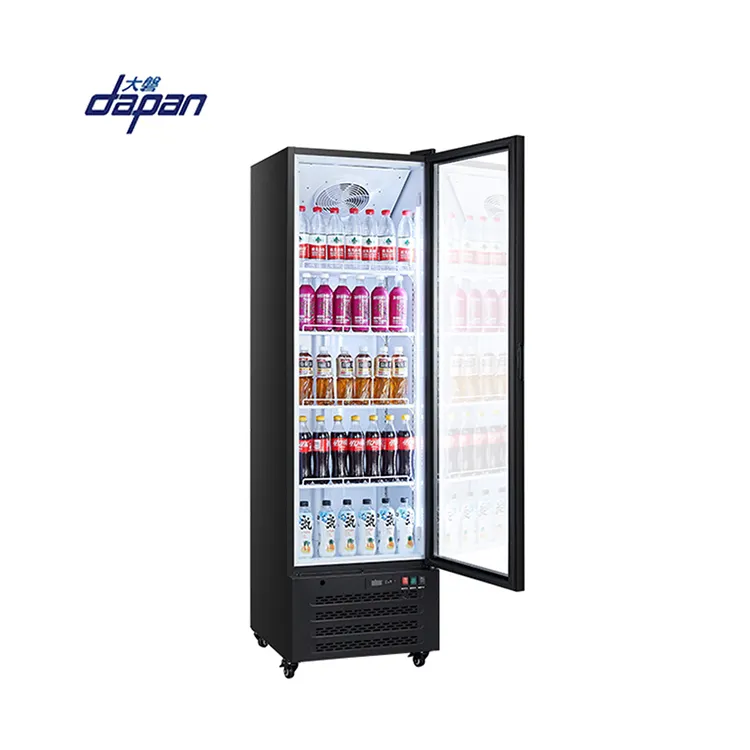 Réfrigérateur commercial Pepsi en verre pour boissons