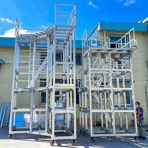 Aluminum Profile Work <b>Platform</b> Adjustable Height 1000 Kg Load Capacity Multipurpose Industrial Use - Product Image 1