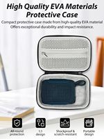 Boîte de rangement étanche et antichoc avec sangle de transport et mousqueton personnalisés pour Go 5, étui de protection rigide compact en EVA, étui de transport de voyage