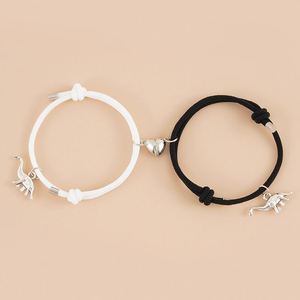สร้อยข้อมือคู่รักเพื่อนซี้ ลดราคาสุดฮอต สร้อยข้อมือคู่รักทางไกล สร้อยข้อมือคู่รักแม่เหล็ก - Product Image 6