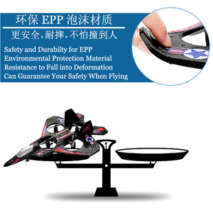 Hot Bán Ngoài Trời Dài Phạm Vi Epp Bọt Máy Bay 360 Độ Lật 2.4G RC Không Khí Máy Bay Đồ Chơi Máy Bay Phản Lực Máy Bay Điều Khiển Từ Xa Tàu Lượn - Product Image 3