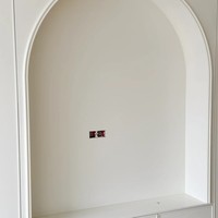 Meuble TV en bois massif de style moderne français, espace de rangement, écologique, durable, multifonctionnel, meubles pour la maison, appartements, villas