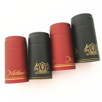Tapas Termoencogibles de PVC con Logotipo Personalizado y Cierres para Botellas de Vino, Tapas Termoencogibles Premium con Diseño Duradero y Elegante