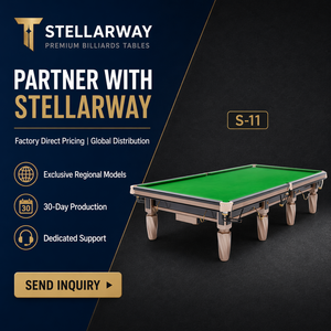 Table de billard professionnelle en bois massif de 10 pieds/12 pieds avec un design moderne et un tissu rouge <span class=keywords><strong>Strachan</strong></span> pour les jeux de billard britanniques - Product Image 6