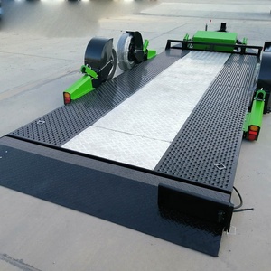 Remolque de Plataforma para Automóviles de 3500 kg, Semirremolque con Ruedas para Transporte de Vehículos - Product Image 3