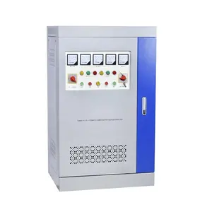 Regulator tegangan otomatis, 200KVA-300KVA, tiga fase Regulator tegangan otomatis 220V-480V AC dengan Bypass 380V-440V 460V 400V 300V