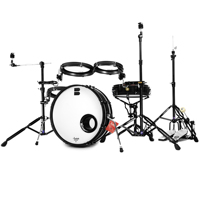 Ensemble de pads de batterie Beatello Ultrathin Maple, instrument de percussion portable Jungle, meilleure qualité pour les basses fréquences, ensemble professionnel de 5 pièces.