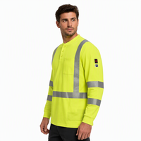 Chemise de travail résistante aux flammes NFPA 2112, protection contre les arcs électriques, haute visibilité, pour les soudeurs et les électriciens