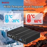 Mini PC Intel N97 DDR4 con Windows 10/11, Pantalla HD VESA, Compacto, Firewall PfSense, Sin Ventilador, Industrial, para Negocios
