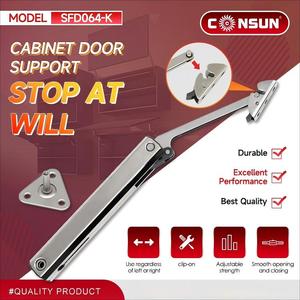Herrajes para Muebles Consun, Bisagra de Elevación con Cierre Suave, Soporte para Estantes Flotantes, Conector para Estantes, Pasadores para Gabinetes - Product Image 1