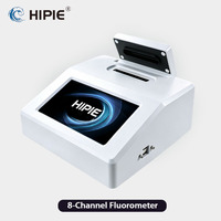 Fluorometro a 8 Canali per Quantificazione DNA RNA, Sensibilità 1-20uL, 1pg/uL, per Laboratorio