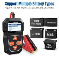 Nouveau style Testeur de résistance de batterie de voiture avec écran 2,4 pouces, prise en charge multilingue, outil de diagnostic pour toutes les voitures et camions 12V
