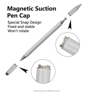 Top vente 3-en-1 capuchon magnétique stylet en aluminium écran tactile Compatible avec iPad <span class=keywords><strong>iPhone</strong></span> Samsung téléphones mobiles crayon élégant - Product Image 4