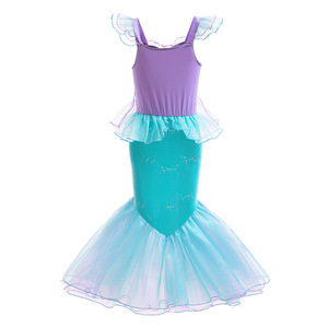 Vestido de sirena para niñas y niños, <span class=keywords><strong>disfraz</strong></span> de princesa para <span class=keywords><strong>disfraz</strong></span>, ropa elegante para fiesta de cumpleaños, ropa de Halloween para niña - Product Image 2