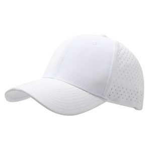 Wholesale High Quality Custom Logo Laser Golf Cap <b>Waterproof</b> Perforated <b>Hat</b> Custom PVC LOGO <b>Waterproof</b> Baseball Cap - Product Image 1