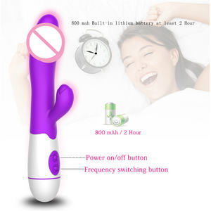 Vibrador de conejo erótico AV Wand alimentado por batería para mujer Mini consolador para clítoris al por mayor herramienta de masaje vibratorio para clítoris de mujer - Product Image 3