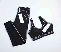 Vente en gros d'accessoires de mode, vêtements pour femmes, hauts de chemises inspirés des créateurs, ensembles de yoga noirs grande taille pour affaires