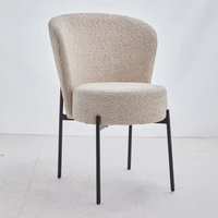 Nouvelles Chaises de Salle à Manger 2024 en Gros, Vente Chaude, Fabricant de Meubles de Maison, Chaises de Salle à Manger en Tissu Moelleuses et Abordables