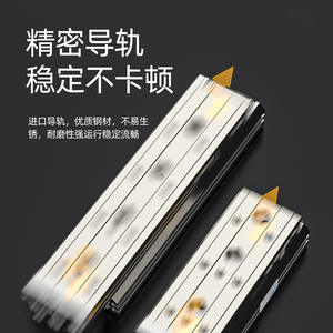 Table coulissante pneumatique de type SMC, cylindre MXQL MXQ12-10-20-30-40-50-ASTFRP, tuyau fileté de 8 mm, amortisseur réglable aux deux extrémités, neuf - Product Image 5