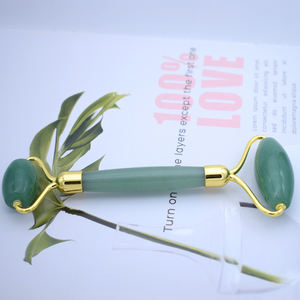 Masseur facial anti-rides/anti-âge à double tête, portable, <span class=keywords><strong>avec</strong></span> pierre de pointe vert-bleue pour le corps, le cou et la perte de poids - Product Image 4