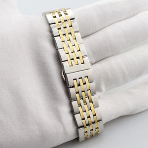 Bracelets de montre Jettda en acier inoxydable, extrémités courbées, 20 mm, 22 mm, <span class=keywords><strong>bracelet</strong></span> universel, accessoires pour poignet - Product Image 4