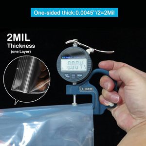 ถุงพลาสติกใสแบบมีซิปล็อค ขนาด 3x4 นิ้ว หนา 2 มิล แพ็ค 100 ใบ สำหรับจัดเก็บเครื่องประดับ อุปกรณ์อิเล็กทรอนิกส์ ของเล่น และการเดินทาง - Product Image 3