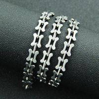 Nouveaux bijoux en titane en acier inoxydable collier à faire soi-même Bracelet avec motif en forme de coeur plaqué or cadeau chrétien