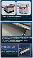 Impresoras UV de 60 cm de Gran Venta, Máquina de Impresión UV I3200, Plóter 6090, Fabricantes de Impresoras Planas UV Epson
