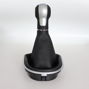 Seat Gear <b>Shift</b> <b>Knob</b> Leather Wrapped Ergonomic Design For Manual Transmission Cars - Product Image 2
