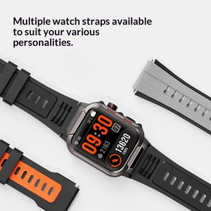 Montre connectée de sport en plein air GTS9, étanche, moniteur de fréquence cardiaque réel, longue durée de vie de la batterie, suivi de la santé, bracelet de fitness - Product Image 4