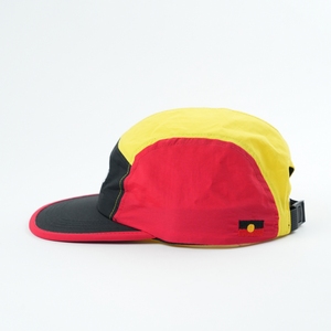 OEM 5 Bảng điều chỉnh <span class=keywords><strong>cap</strong></span> nylon màu đỏ thêu logo ngoài trời thể thao trại <span class=keywords><strong>cap</strong></span> chạy hat không thấm nước tùy chỉnh nhanh chóng khô năm Bảng điều khiển hat - Product Image 3