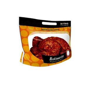 Sacs d'emballage alimentaire surgelé en plastique refermables à fermeture éclair, imprimés sur mesure, pour poulet rôti à la broche, adaptés au <span class=keywords><strong>micro</strong></span>-ondes - Product Image 3