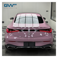 Film de protection de voiture en vinyle PET brillant auto-cicatrisant sans bulles d'air GWFILM, couleur rose laiteux Wulong, film de protection de voiture, autocollant en vinyle pour voiture