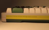 Gamming Keyboard Kustom Cermin Baja Tahan Karat PVD Tembaga Aluminium Cnc Ruang Mekanik 65