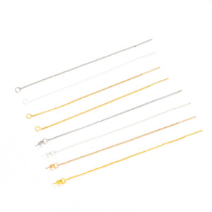 Boucle d'oreille chaîne fermée avec œillets, petite pièce de bijouterie plaquée métal pour la confection de bijoux, accessoire de bricolage pour la création de bijoux - Product Image 4