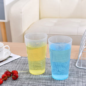 Grosir gelas air minum restoran pesta plastik bening Gelas anggur 530ml dapat dipakai ulang minuman - Product Image 4