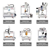Machine de distribution de colle UV, PU, silicone, AB, thermofusible CNC à 3 axes automatique de haute précision pour bureau, 0,01 mm, garantie 1 an