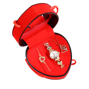 Braccialetto a forma di spada con orologio al quarzo per donna, confezione <span class=keywords><strong>regalo</strong></span> a forma di cuore, ideale per la <span class=keywords><strong>Festa</strong></span> <span class=keywords><strong>della</strong></span> <span class=keywords><strong>Mamma</strong></span>, San Valentino, bomboniere di nozze. - Product Image 4