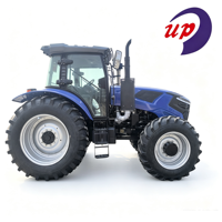 Tractor 4x4 de 200HP con Cabina, Aire Acondicionado, Calefacción, Asiento con Suspensión, 16+8 Velocidades, Doble Embrague, 2 Salidas Hidráulicas, 540/1000 PTO, Bloqueo de Diferencial