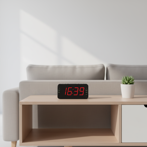 Radio Reloj Despertador AM/FM con Pantalla LED de Plástico, Alta Sensibilidad/Muestra Disponible - Product Image 2