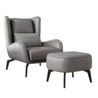 Fauteuil individuel, chaise d'appoint confortable avec accoudoirs en PU et éponge, fabricant économique