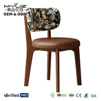 Kursi Makan Kayu Solid Minimalis Modern MYUZ Multifungsi untuk Ruang Tamu, Ruang Makan, Ruang Belajar, Kafe, Balkon