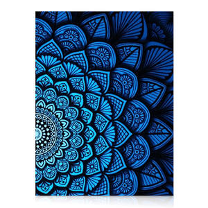 Modern Merch Blue Mandala Diamond Art Kits pour adultes, 5d Trippy Diamond Paintings pour adultes, Kits de peinture par numéros pour adolescents - Product Image 1